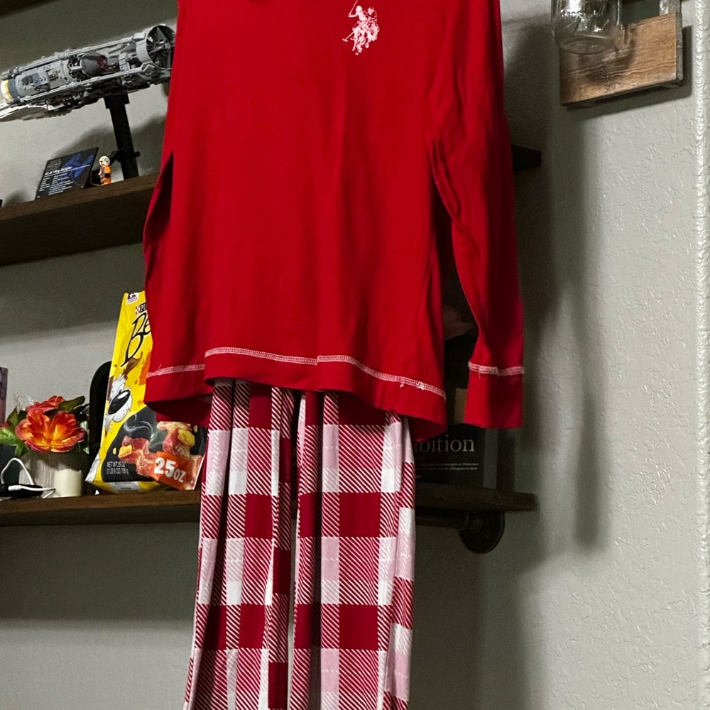 Red Pajamas Set